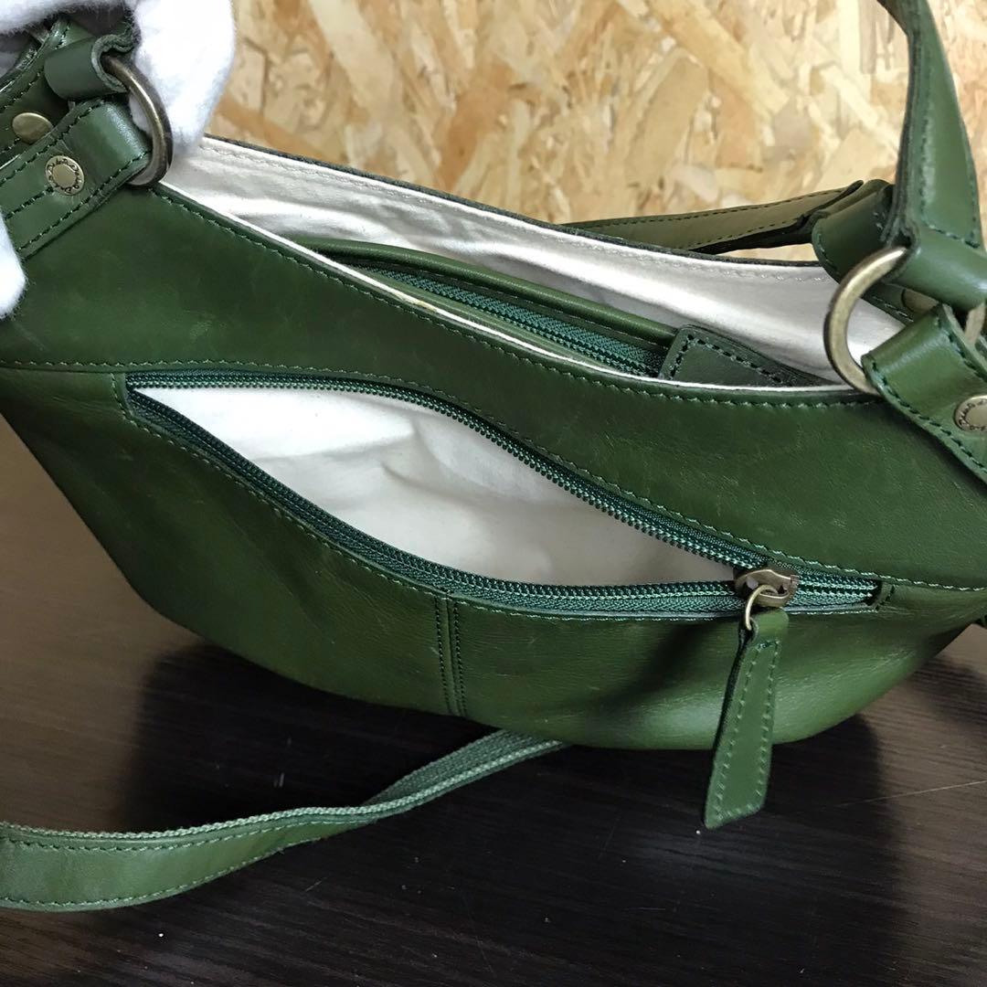 Dakota ダコタ メリルショルダーバッグ　レザー　バック　緑　グリーン