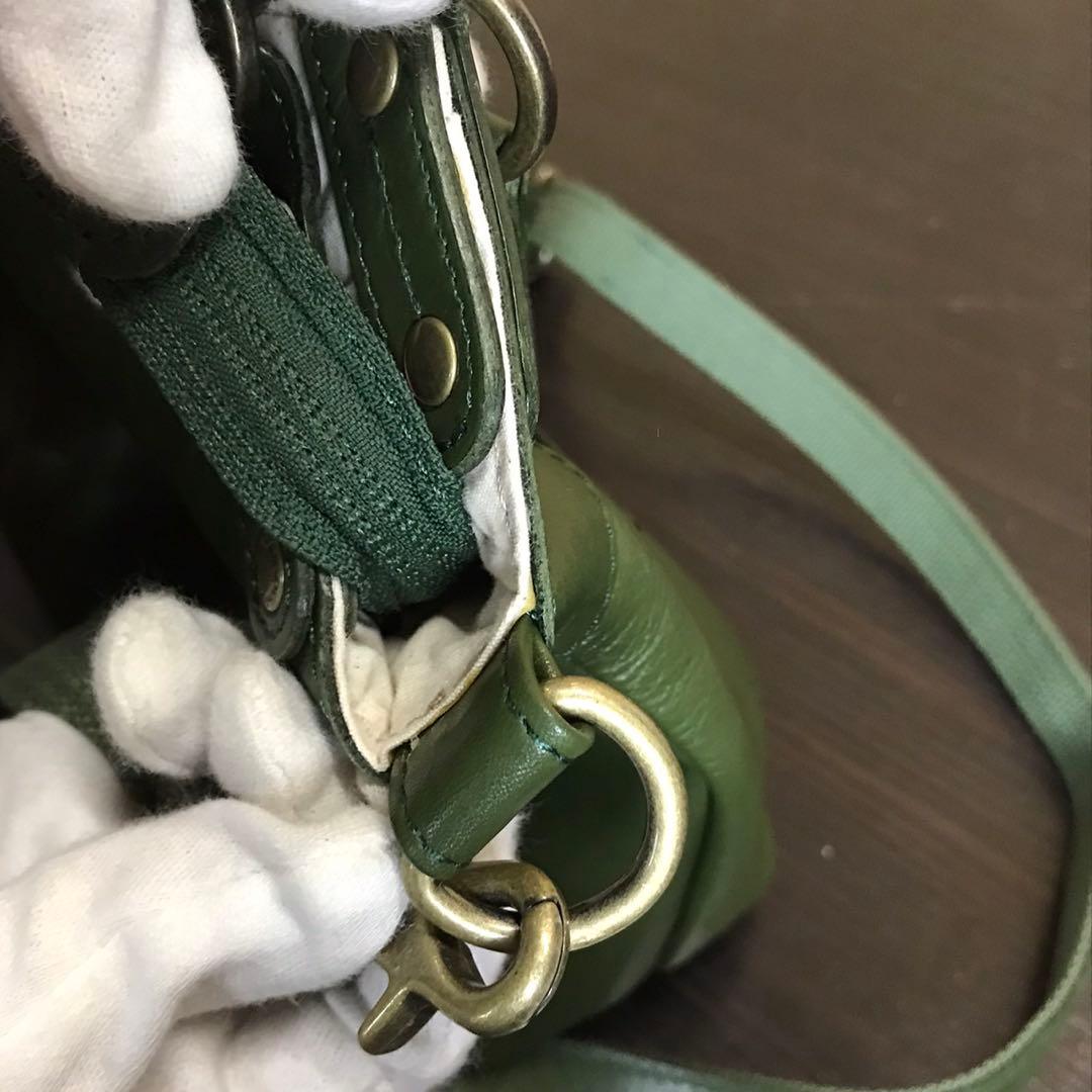Dakota ダコタ メリルショルダーバッグ　レザー　バック　緑　グリーン