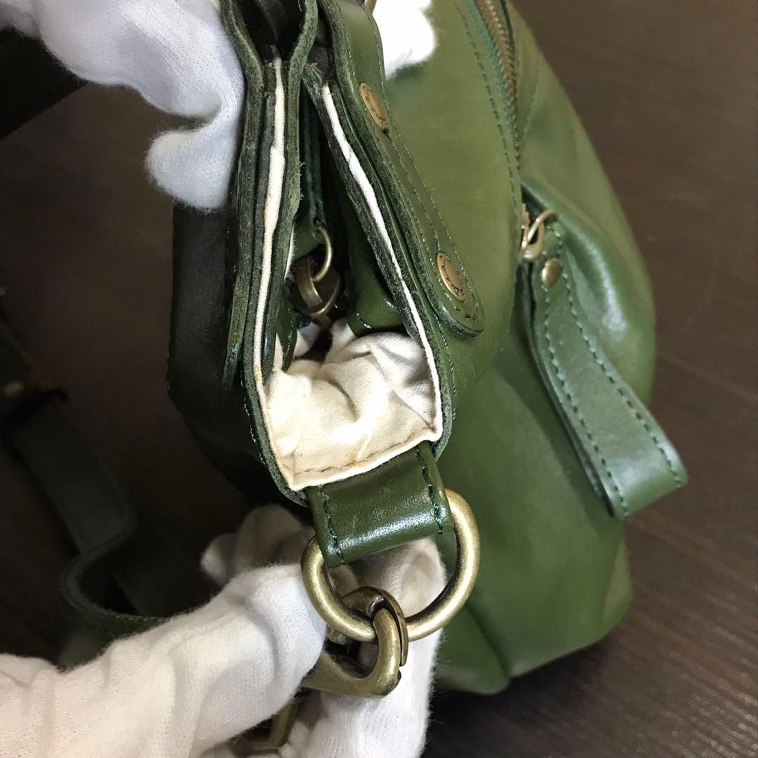 Dakota ダコタ メリルショルダーバッグ　レザー　バック　緑　グリーン
