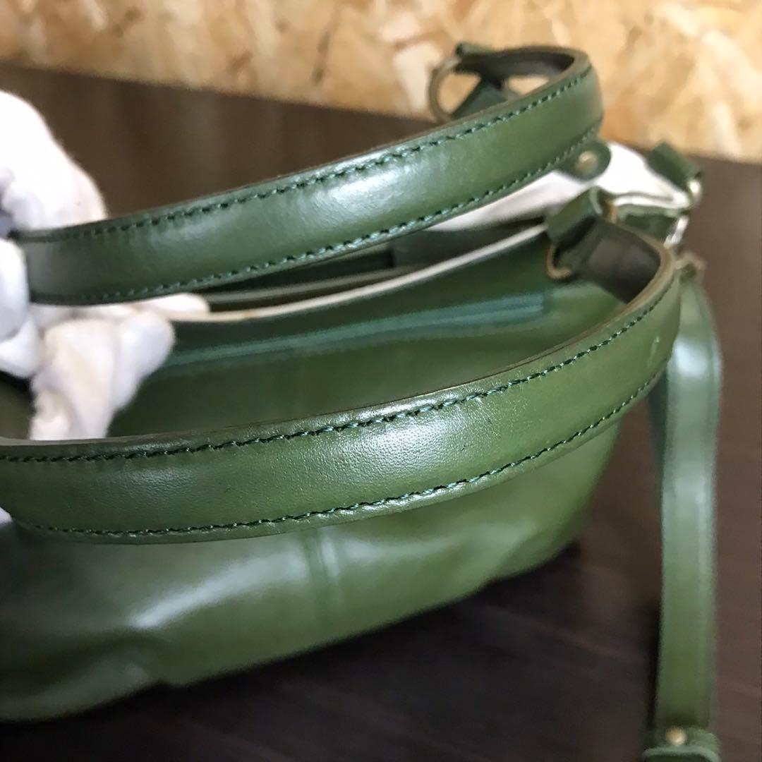 Dakota ダコタ メリルショルダーバッグ　レザー　バック　緑　グリーン