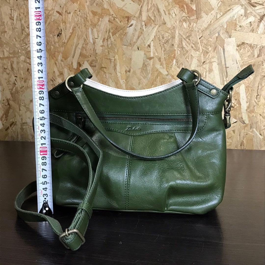 Dakota ダコタ メリルショルダーバッグ　レザー　バック　緑　グリーン
