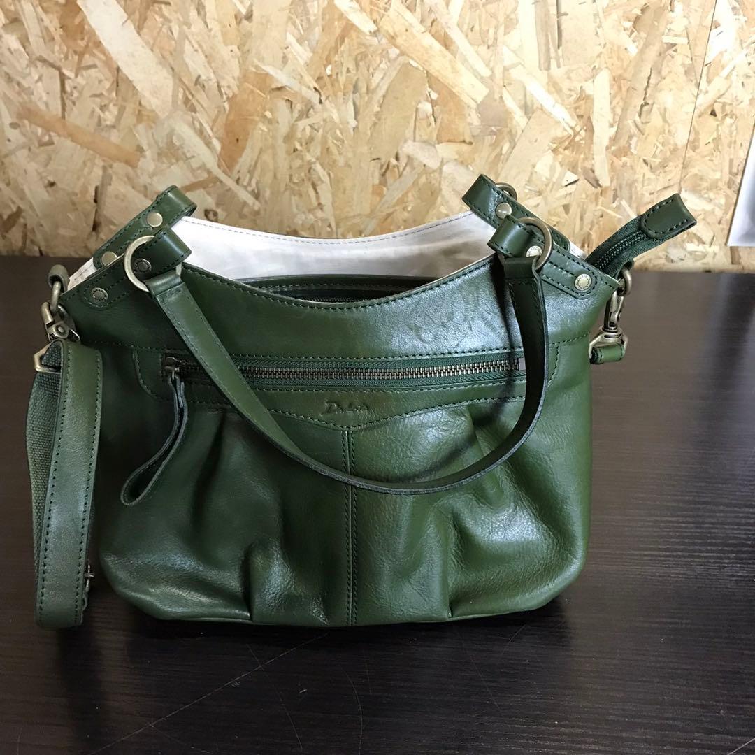 Dakota ダコタ メリルショルダーバッグ　レザー　バック　緑　グリーン