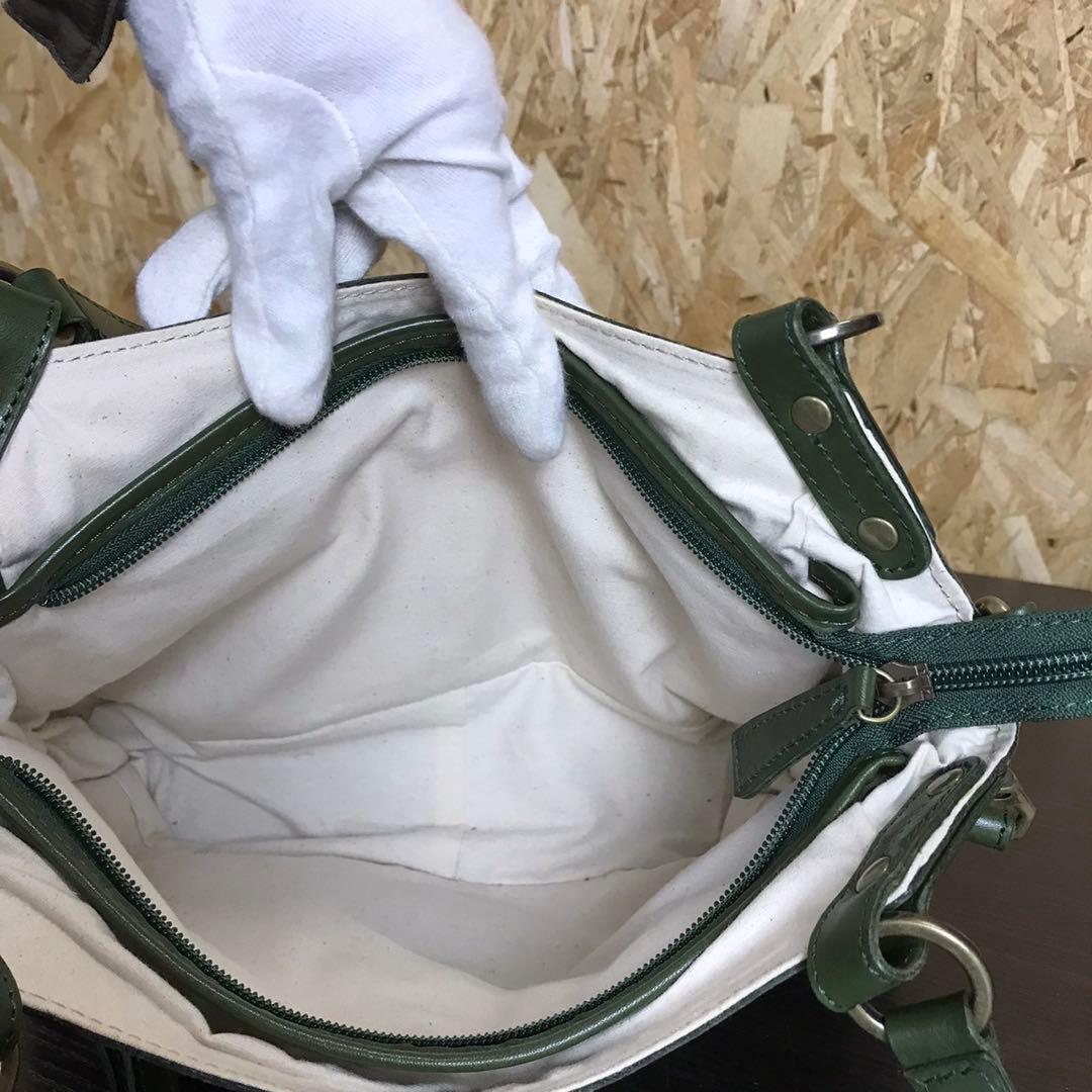 Dakota ダコタ メリルショルダーバッグ　レザー　バック　緑　グリーン