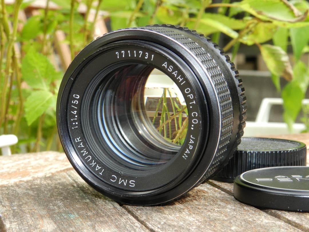 極美品　PENTAX SMC TAKUMAR 50mm f/1.4 レンズ
