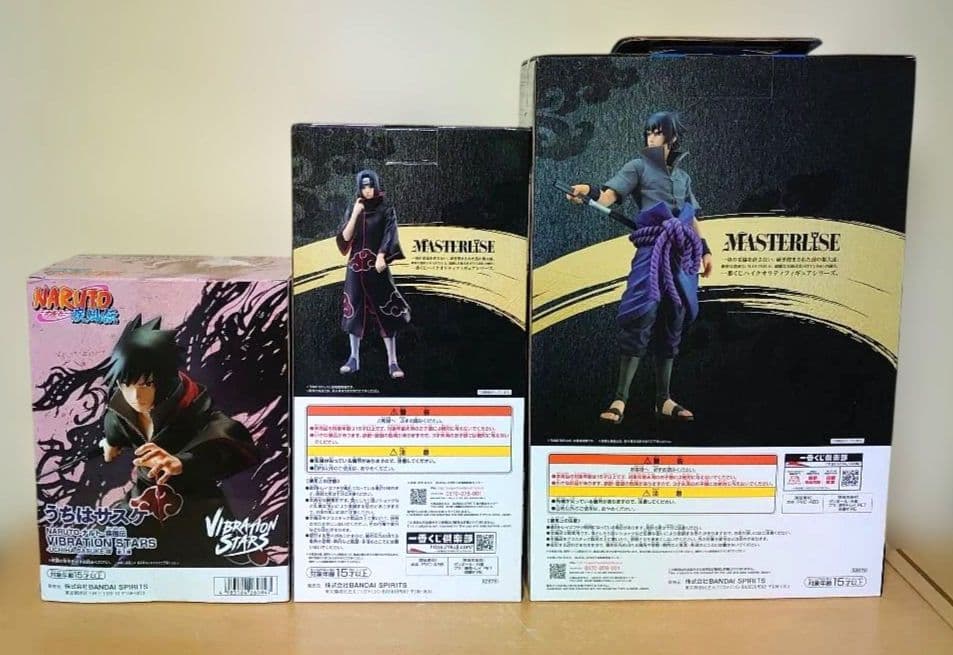 一番くじ ナルト 疾風伝 B賞 サスケ D賞 イタチ フィギュア