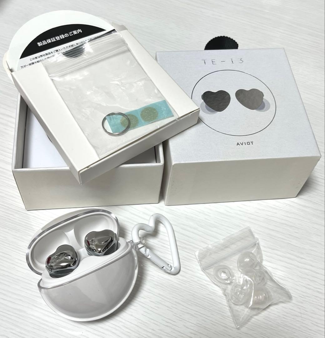 AVIOT TE-13 ワイヤレスイヤホン ハート型 ほぼ新品