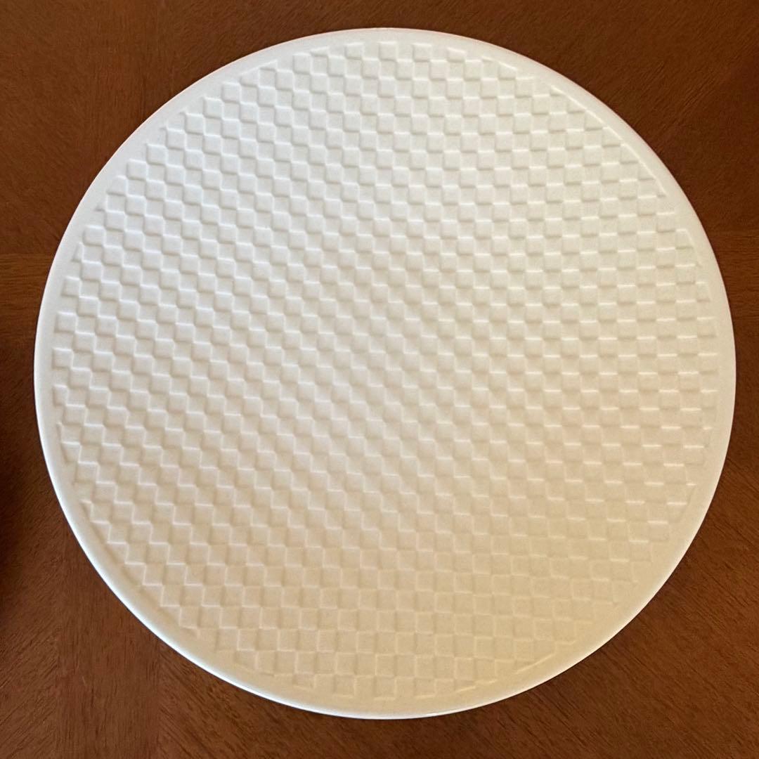 【レア美品】ウェッジウッド★ナイト＆デイ★チェック　ラージプレート