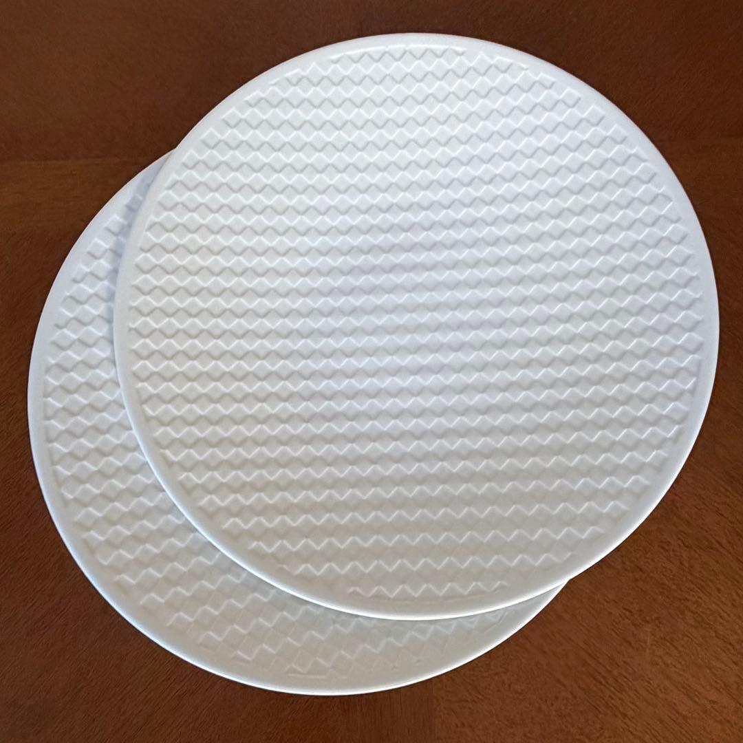 【レア美品】ウェッジウッド★ナイト＆デイ★チェック　ラージプレート