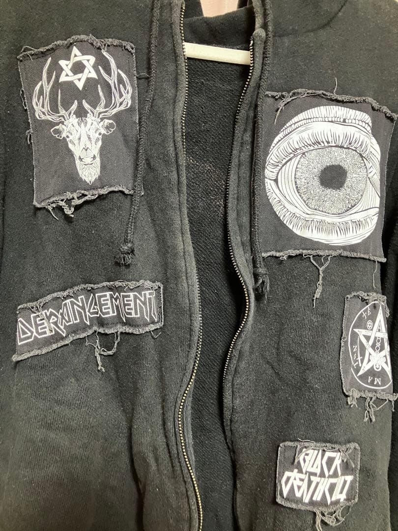 the GazettE THRASHER コラボ パーカーサイズフリー