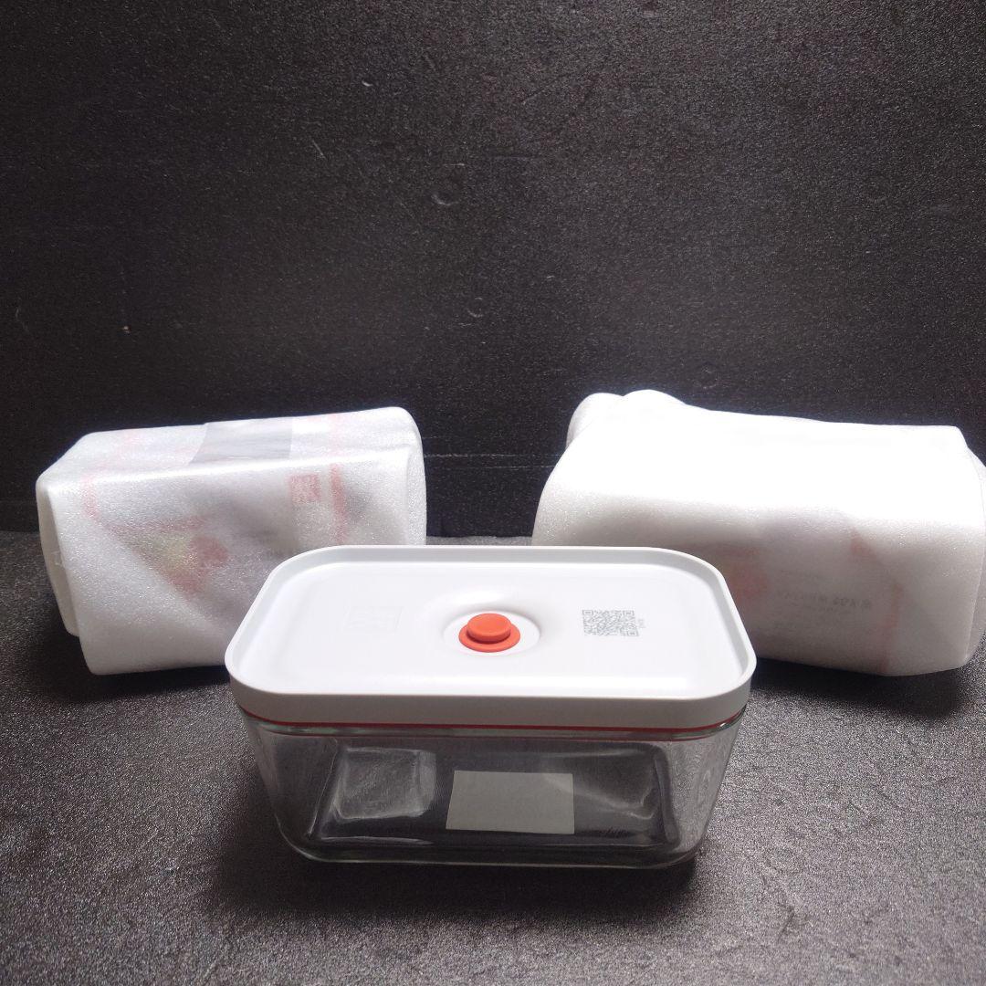 【新品未使用】ツヴィリング ガラス製真空ボックス(M.Sサイズ)　6個セット