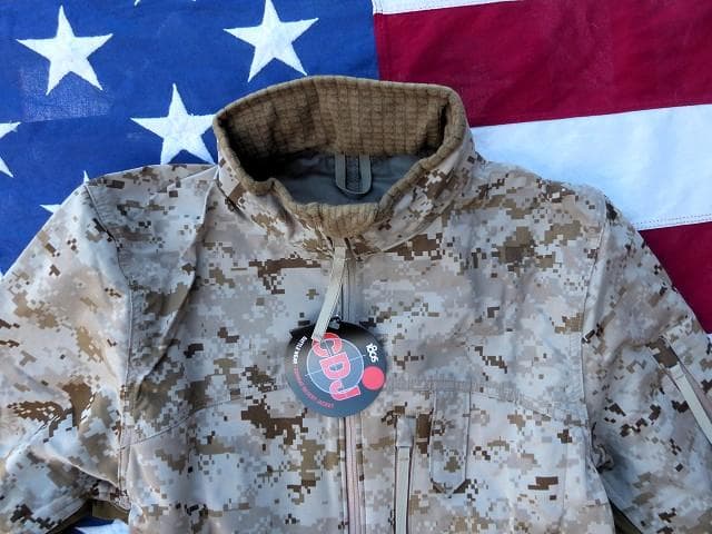 米軍実物　USMC　180S コンバットデザートジャケット S　マーパット　10