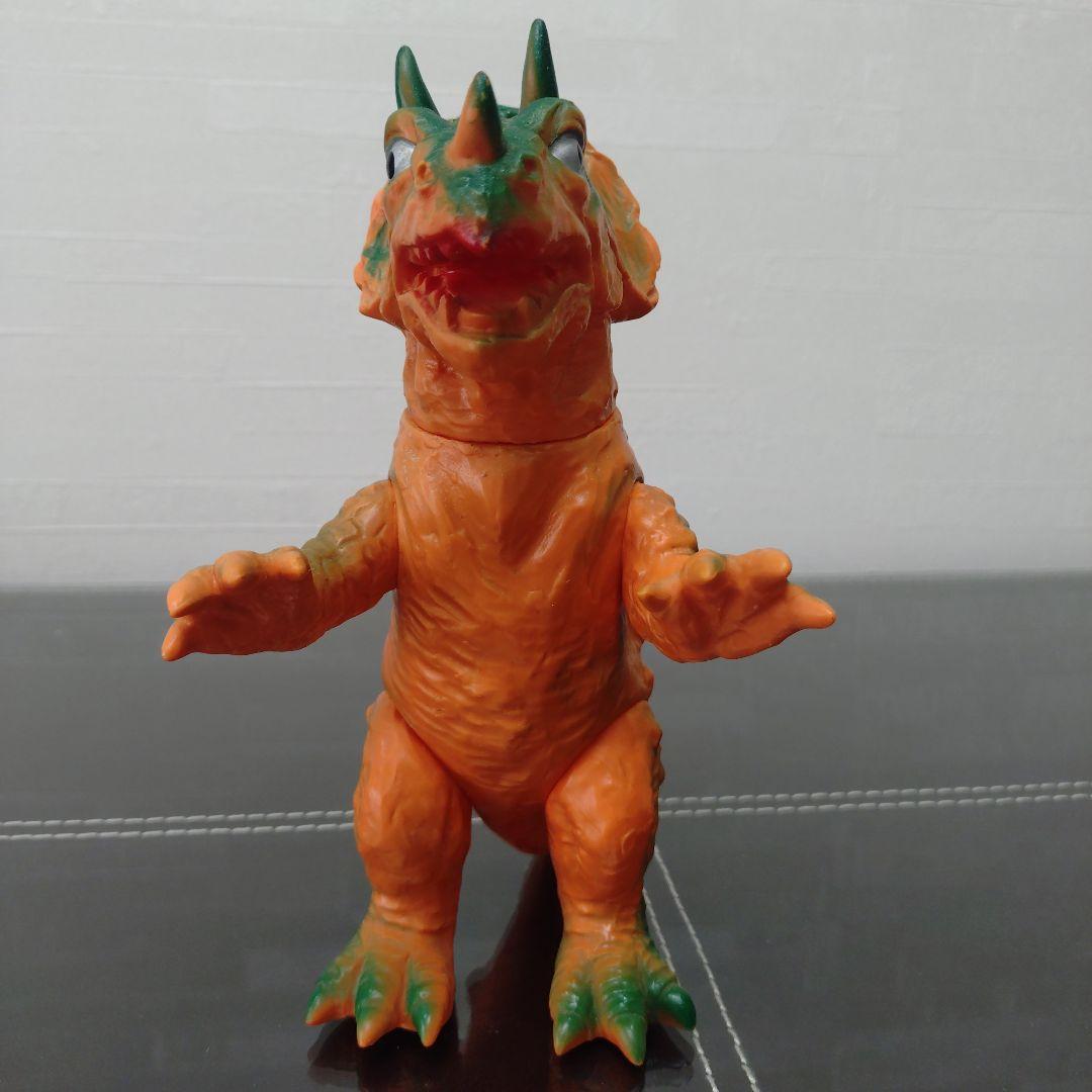 トリケラン ソフビ 三浦トーイ パチ怪獣 昭和レトロ