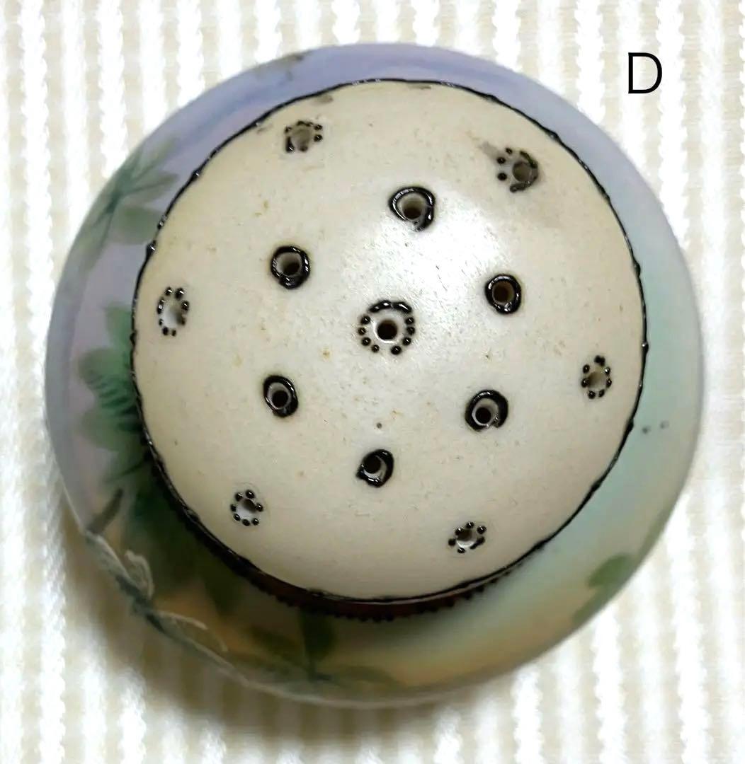 【希少】椰子の木のある風景文 オールドノリタケ / ソルト&ペッパー セット