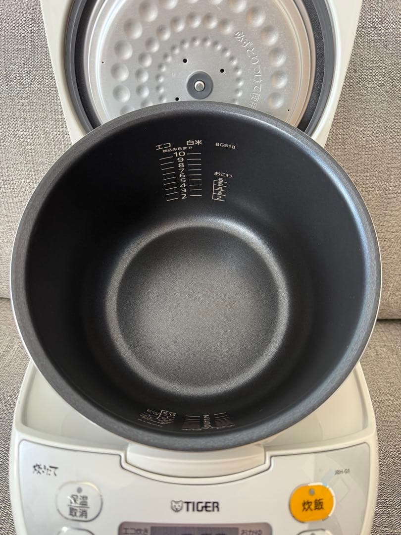 TIGER 炊飯器 1升 JBH-G181W