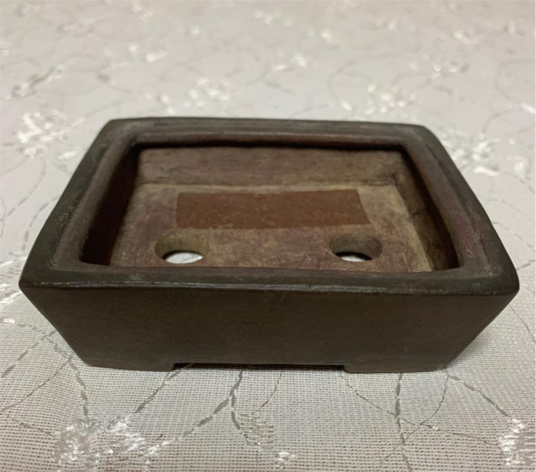 春節セール23日まで町直　長方　盆栽鉢　浅め