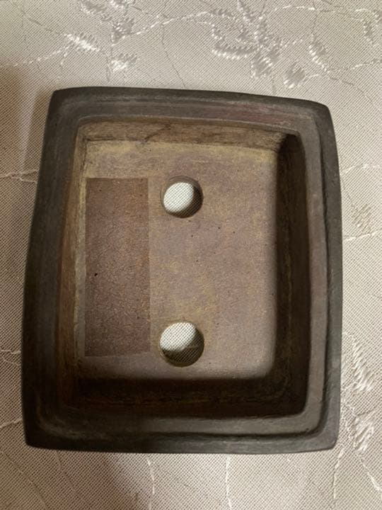 春節セール23日まで町直　長方　盆栽鉢　浅め