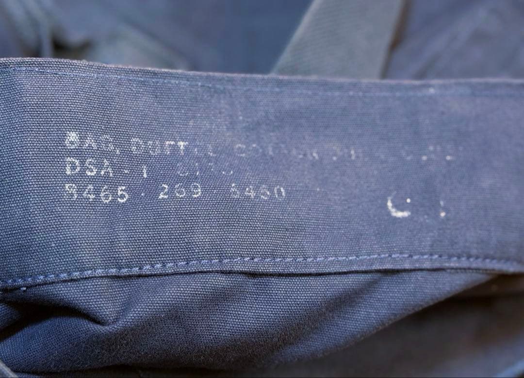 米軍 実物 USAF ダッフルバッグ ブルー 60s