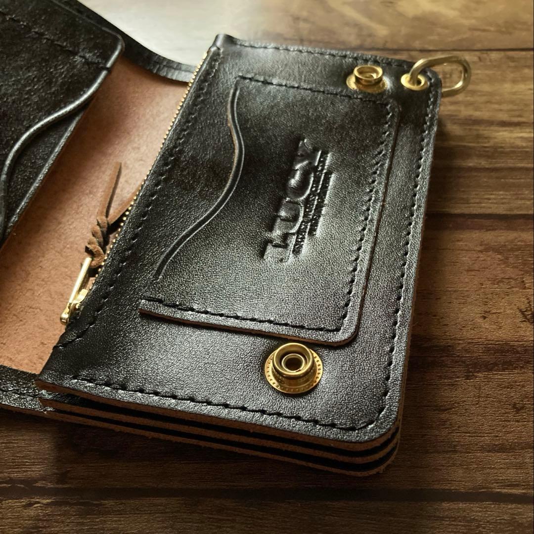 【マリアーティ✨様ご確認用】ミドルトラッカーウォレット【お札を折らずに収納】