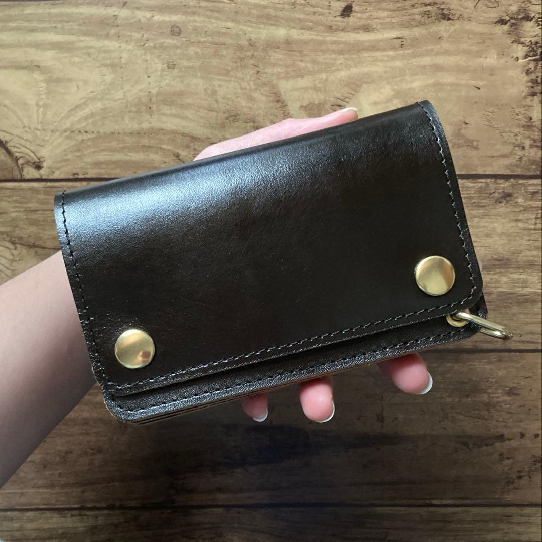 【マリアーティ✨様ご確認用】ミドルトラッカーウォレット【お札を折らずに収納】