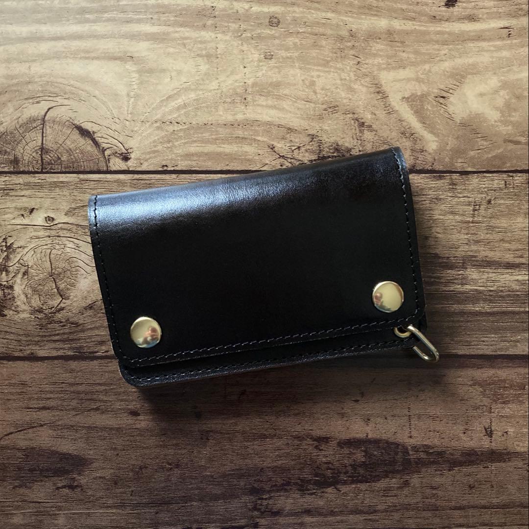 【マリアーティ✨様ご確認用】ミドルトラッカーウォレット【お札を折らずに収納】