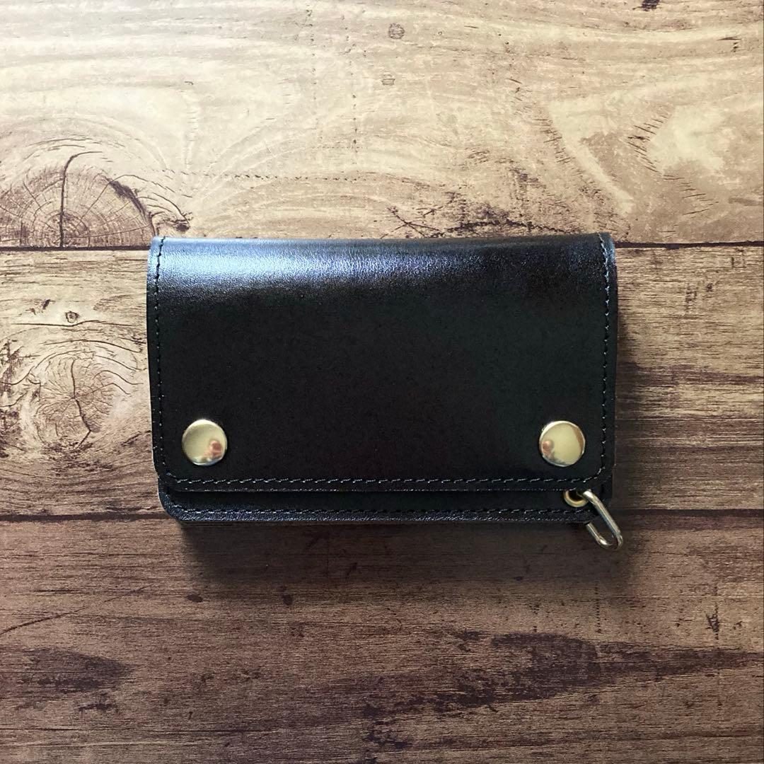 【マリアーティ✨様ご確認用】ミドルトラッカーウォレット【お札を折らずに収納】