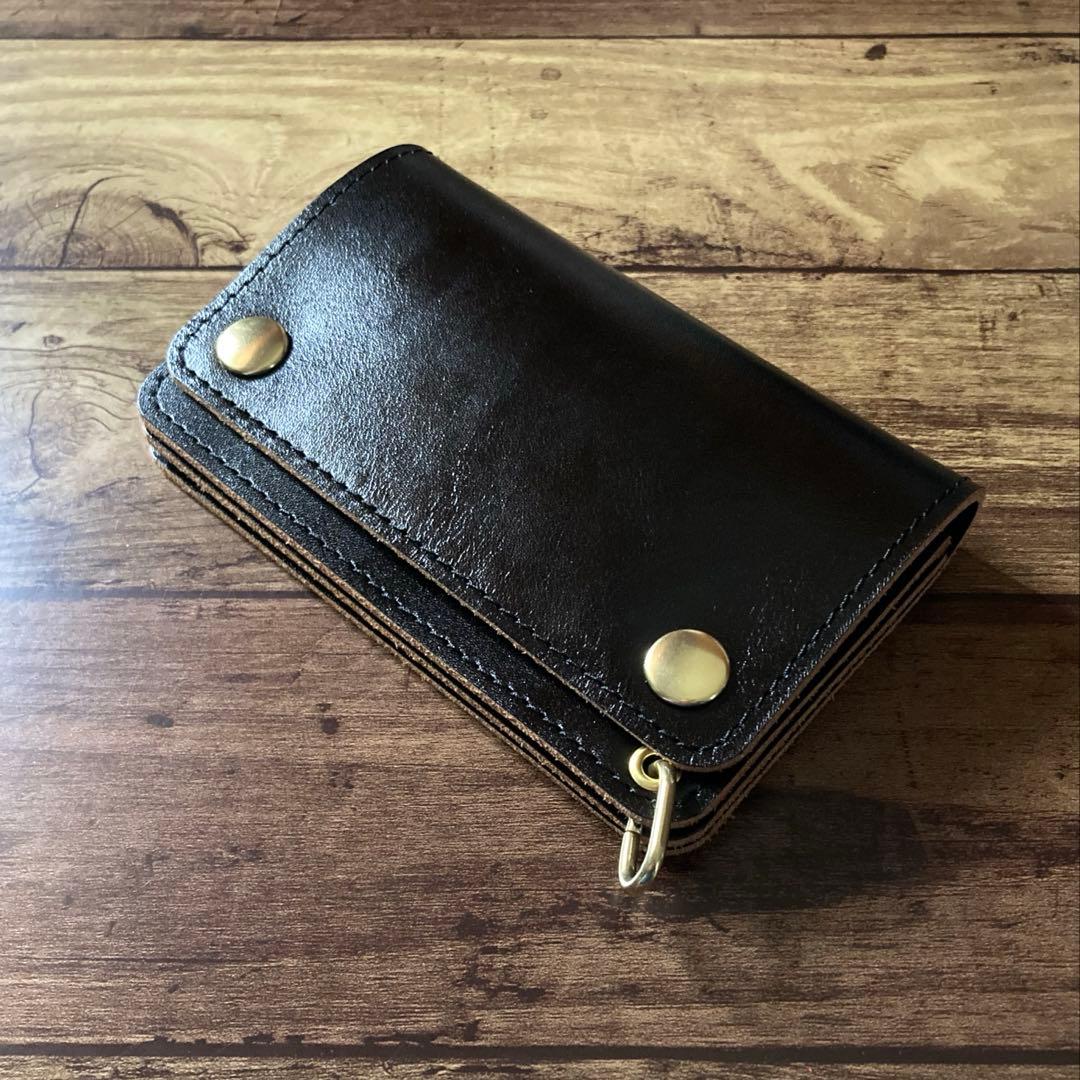 【マリアーティ✨様ご確認用】ミドルトラッカーウォレット【お札を折らずに収納】