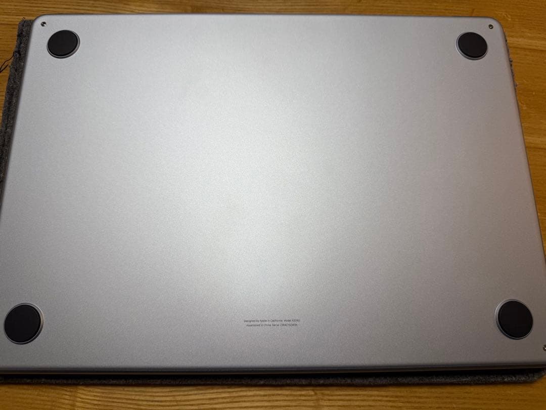 MacBook Air M4 CTOモデル　UK配列　スカイブルー