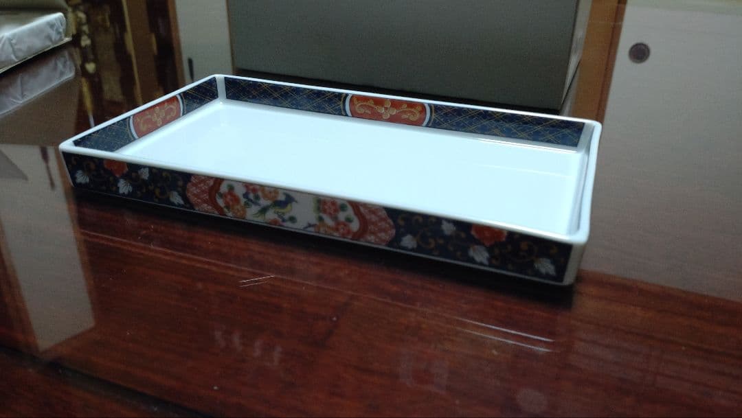 有田焼　長皿揃5枚セット　古伊万里様式色絵