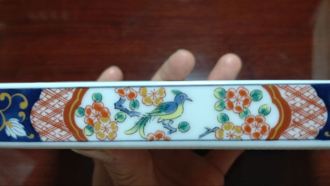 有田焼　長皿揃5枚セット　古伊万里様式色絵