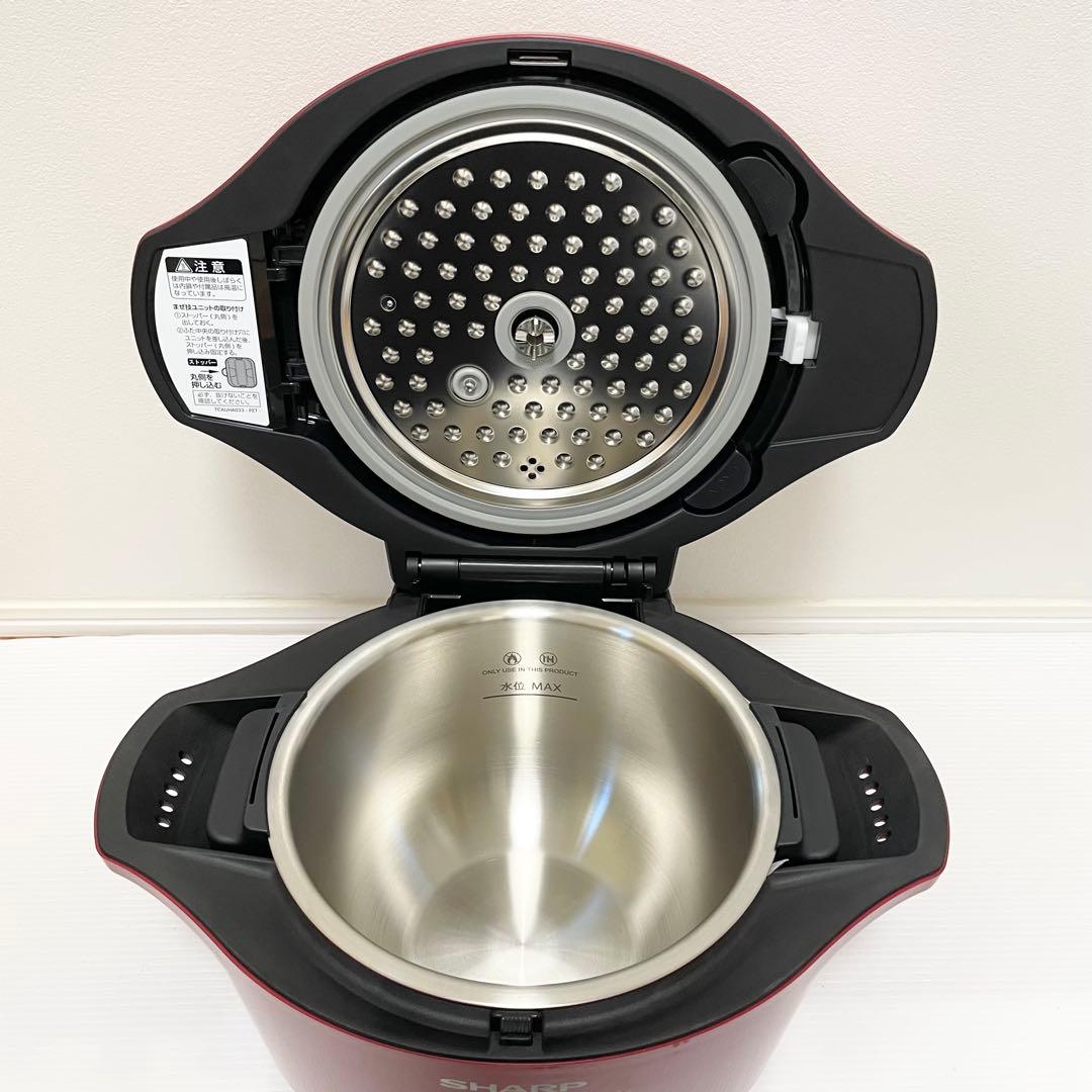 ✨未使用✨シャープ ヘルシオ ホットクック KN-HW24C-R 2018年製
