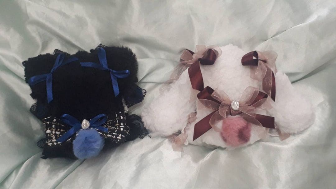 sirasu様ぬい服ふわふわ猫耳うさ耳 着ぐるみ にじぱぺ ちびぐるみ いつぬい