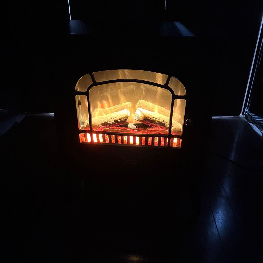 Dimplex マットブラック暖炉型電気ヒーター