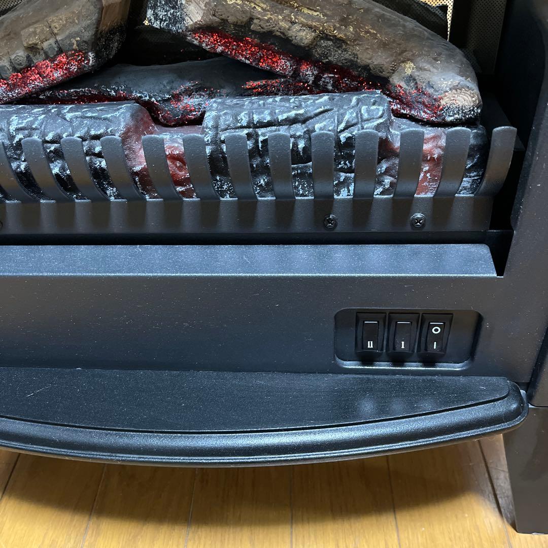 Dimplex マットブラック暖炉型電気ヒーター