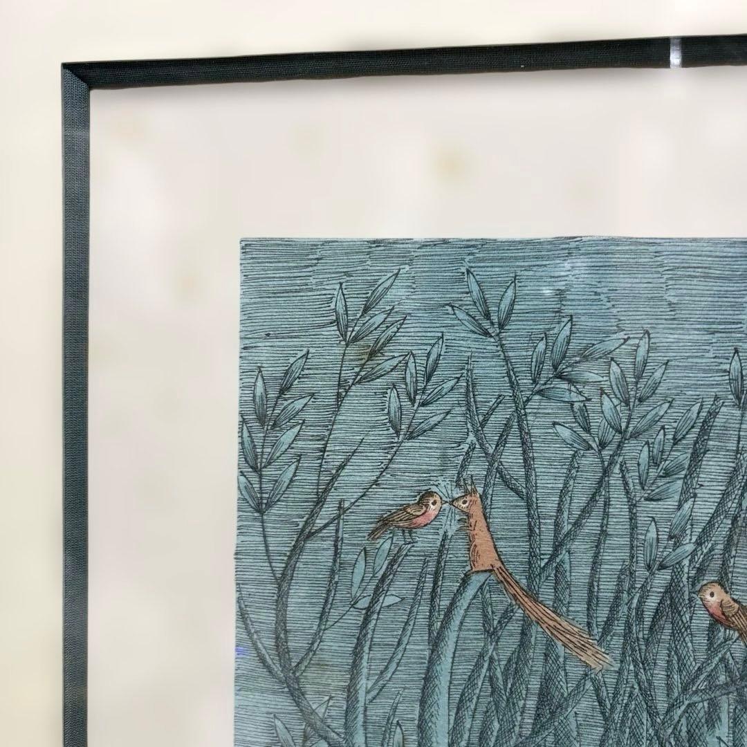 レイモン・ペイネ「銀河」星の王子様 リトグラフ 版画 サイン入 額装