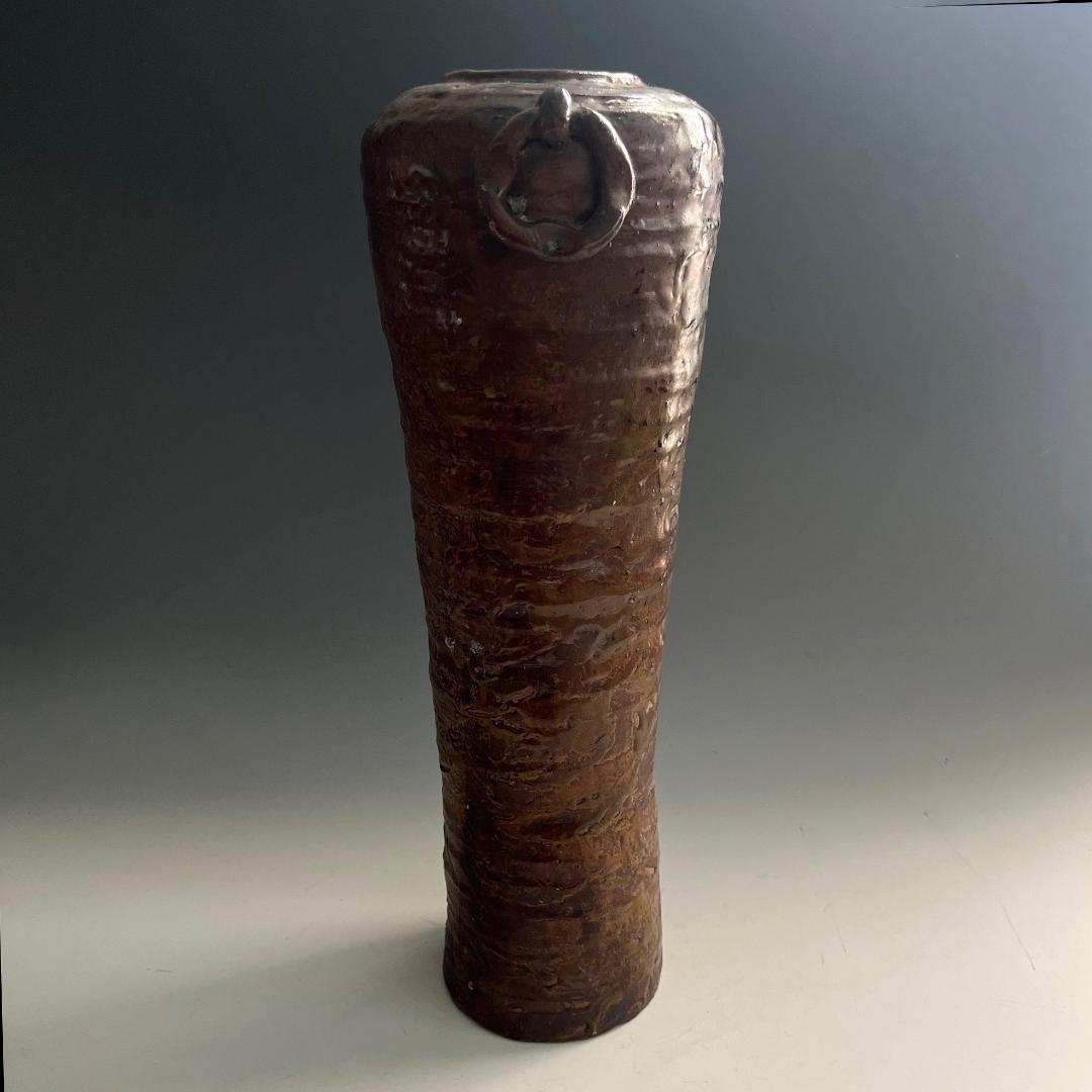 花器 耳付花入 陶器 民藝 伝統工芸 SN25