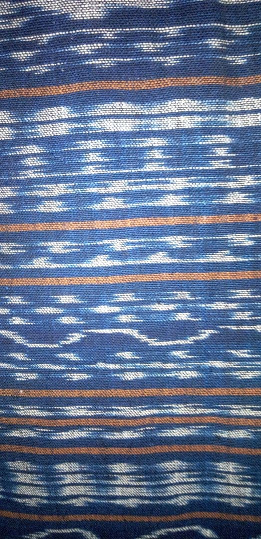 イカット(絣)　グァテマラ製　ベッドカバー　　ソファーカバー　マルチクロス