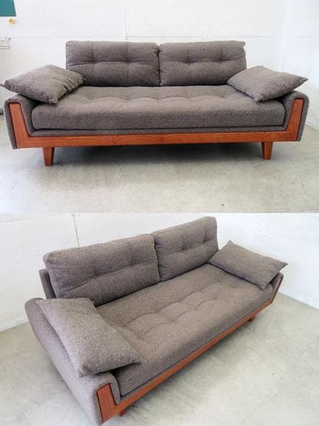 展示品■ACMEアクメファニチャー■ウィンダン■3人掛けソファ■35万■フェザー