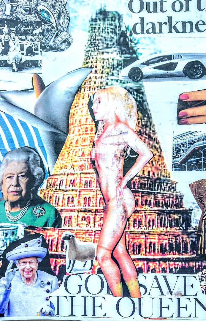 ＃コラージュ エリザベス女王