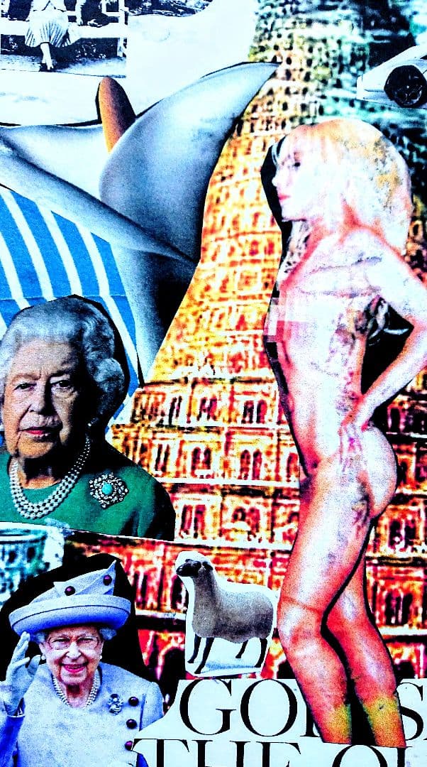＃コラージュ エリザベス女王
