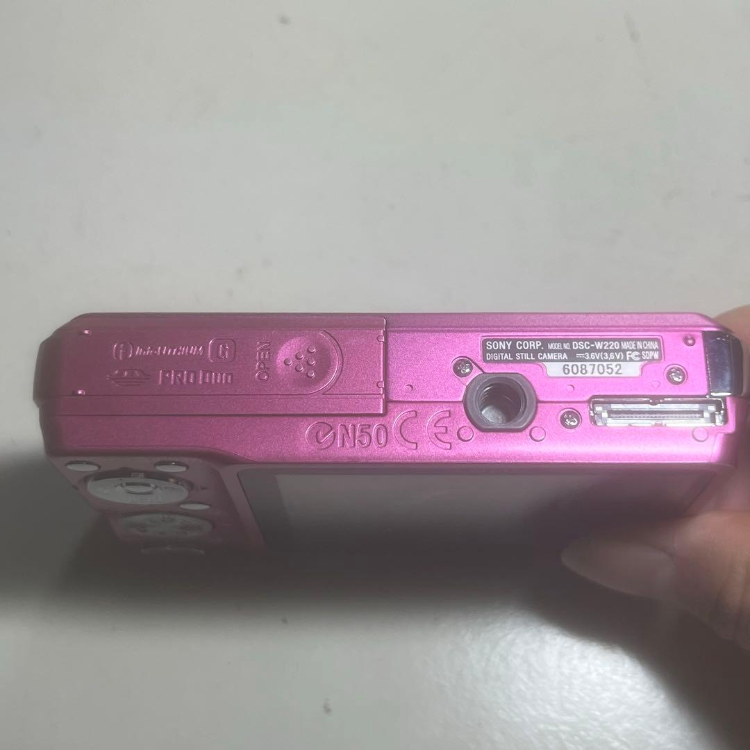 SONY Cybershot DSC-W220 デジカメ ピンク