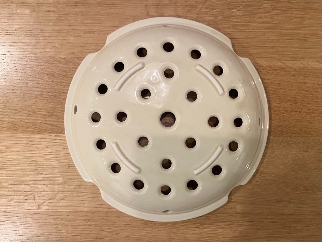 長谷園 ヘルシー蒸し鍋 白（中）