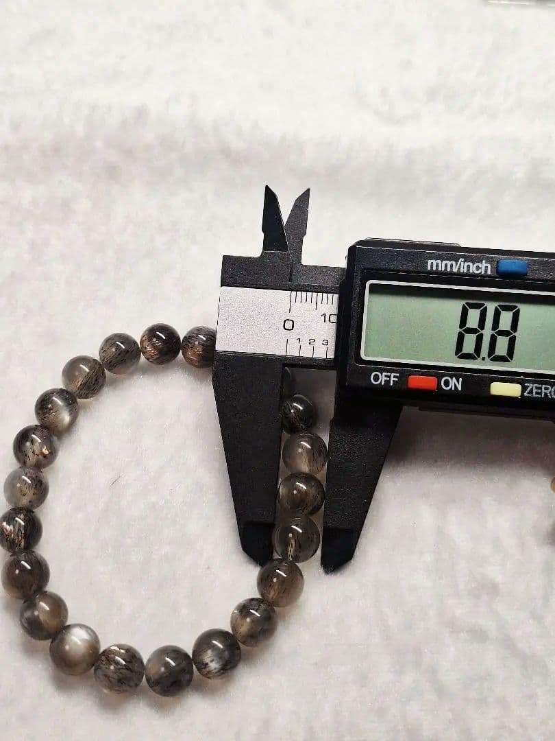 ブラックサンムーンストーン ブレスレット