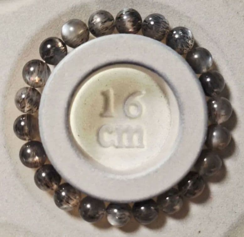 ブラックサンムーンストーン ブレスレット