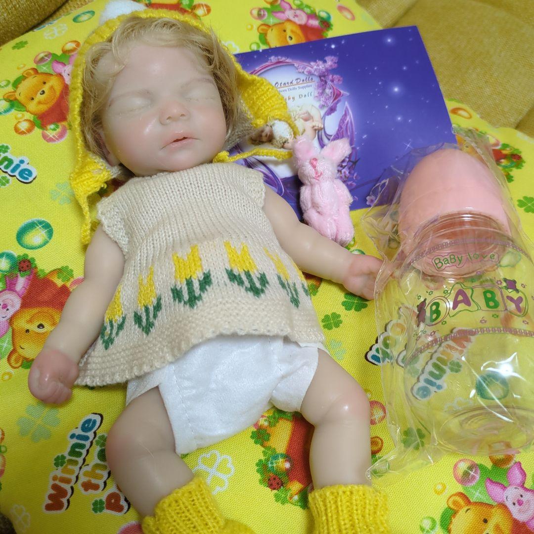 リボーンドール フルシリコン クリクリお目々が可愛い女の子＆ねんねの女の子
