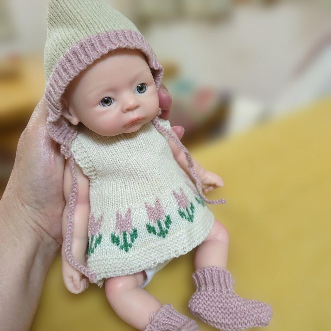 リボーンドール フルシリコン クリクリお目々が可愛い女の子＆ねんねの女の子