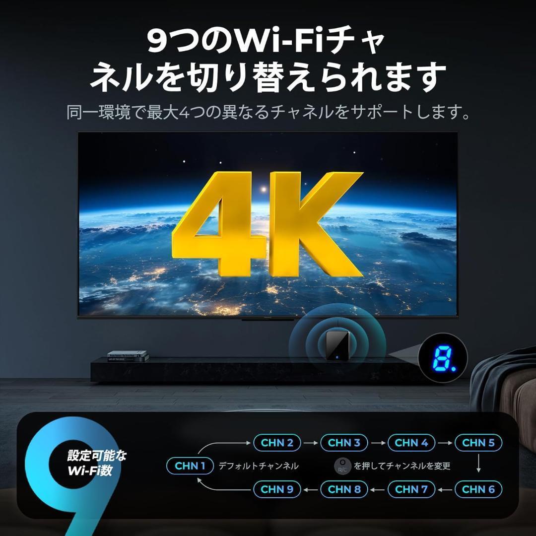 691 HDMI 送受信機 無線 ワイヤレス 4K 30Hz 5G 120M伝送