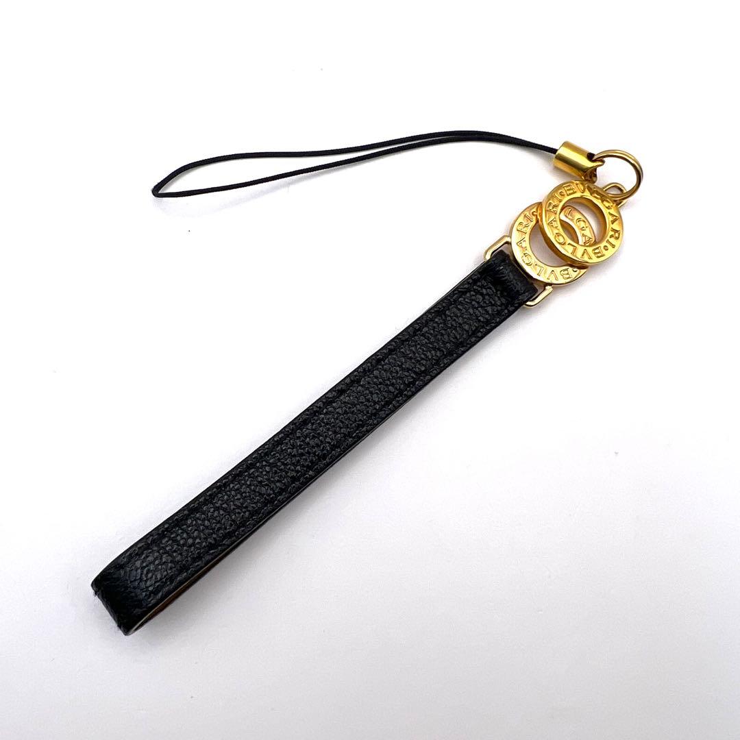 【極美品】BVLGARI ブルガリ ドッピオトンド フォンストラップ ゴールド