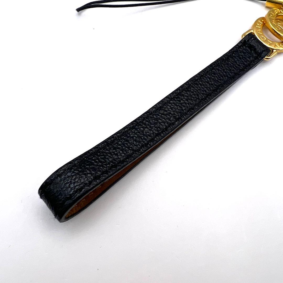 【極美品】BVLGARI ブルガリ ドッピオトンド フォンストラップ ゴールド