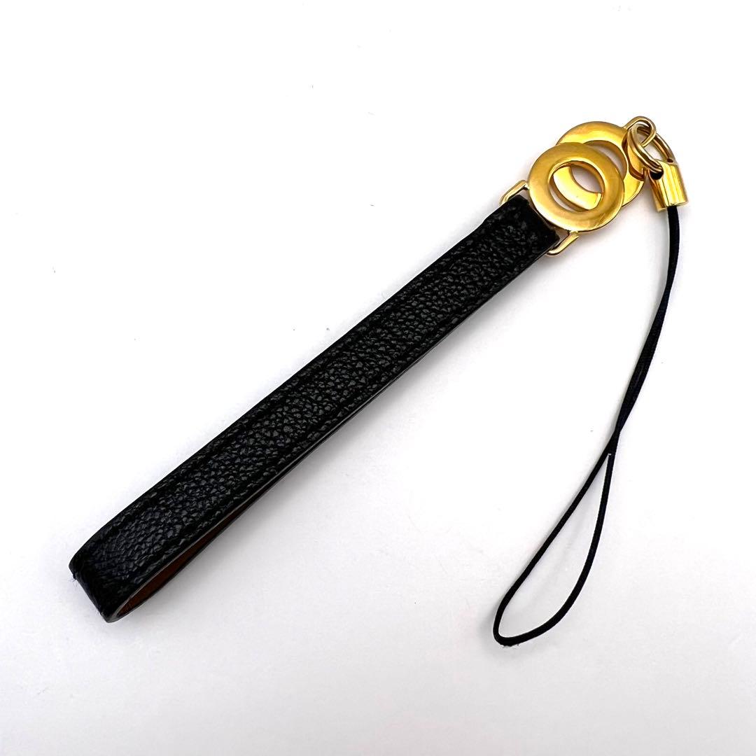 【極美品】BVLGARI ブルガリ ドッピオトンド フォンストラップ ゴールド