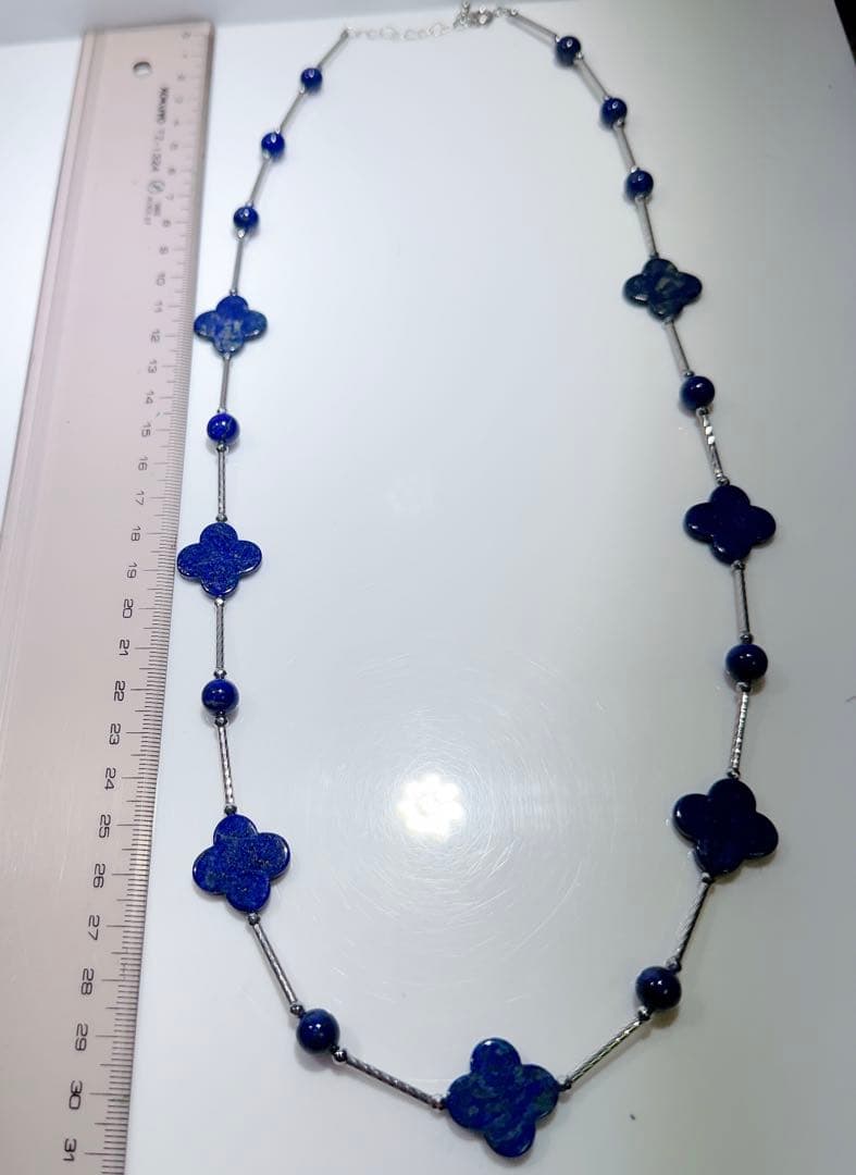 ラピスラズリデザインネックレスNO25-1906